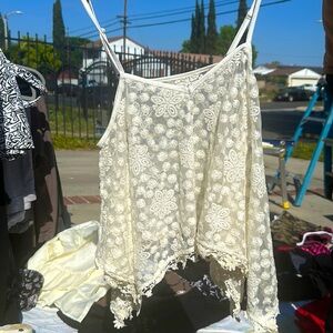 White See Through Top